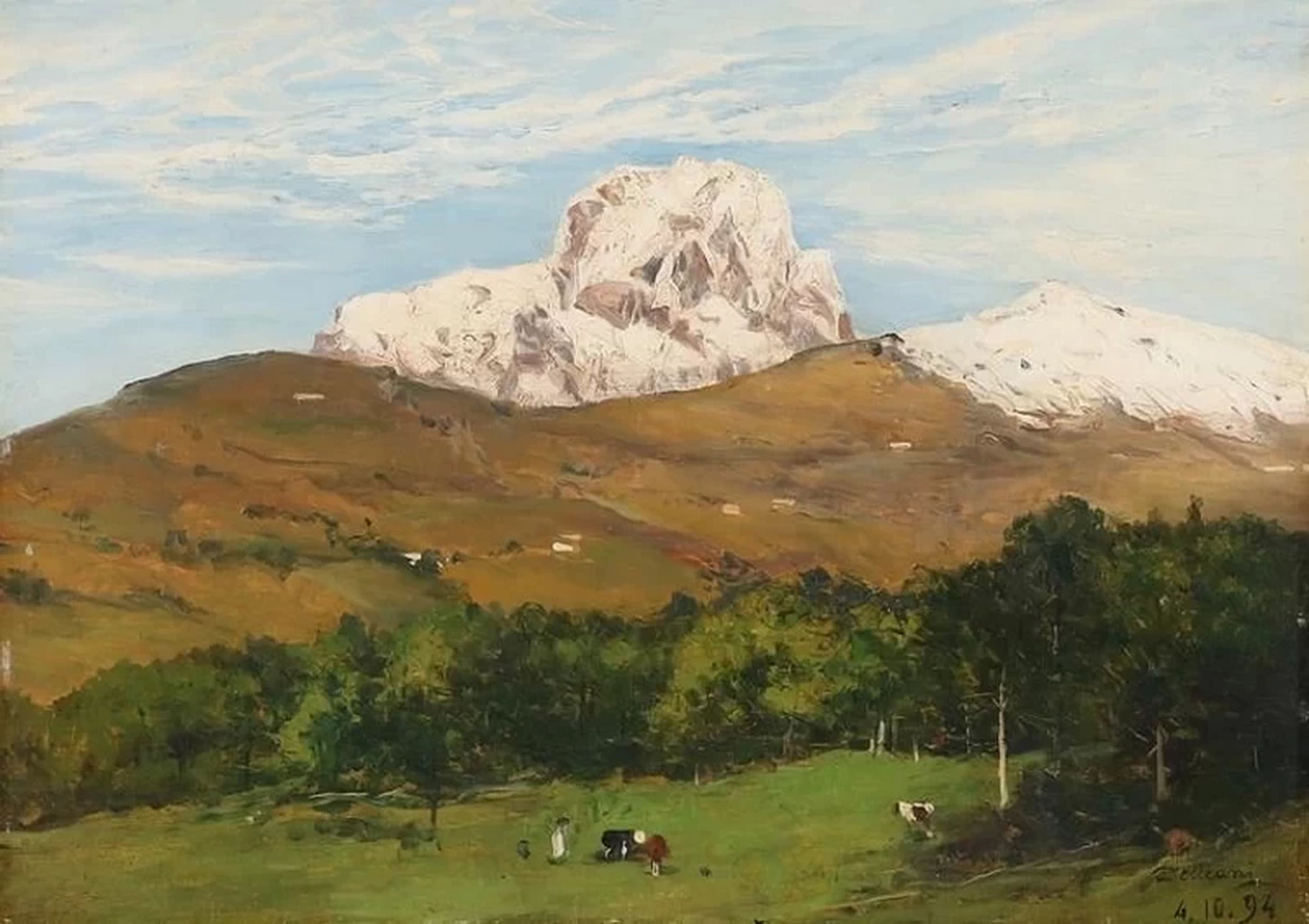 Il Mucrone sotto la neve